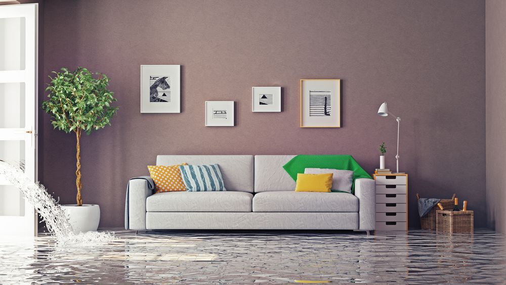 Flooded home